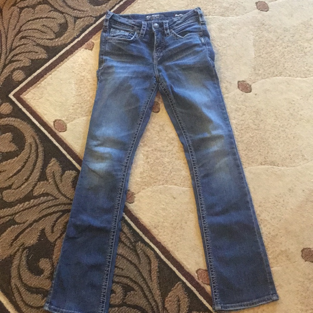 Silver Suki Jeans
